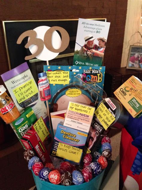 30th birthday gag ideas|funny 30th birthday gag gifts.